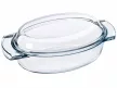 PYREX Ovális kacsasütő fedővel 5,8 L 39x22,5 cm áttetsző