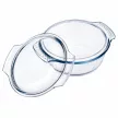 PYREX Kerek sütőtál fedővel 4,9 L 12x31 cm áttetsző
