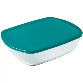   Pyrex COOK&STORE téglatest sütőtál+műa.tető 28x20x8cm 2,5l