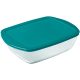 Pyrex COOK&STORE téglatest sütőtál+műa.tető 28x20x8cm 2,5l
