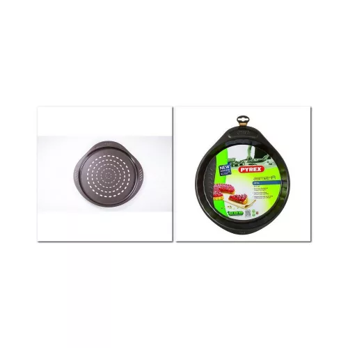 Pyrex ASIMETRIA bevonatos kerek sütőforma, pizzasütő 32 cm