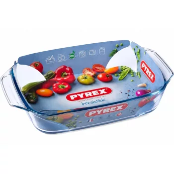 PYREX IRRES Szögletes sütőtál füllel 2,9 L 35x23x6 cm  