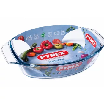 PYREX IRRES Ovális füles sütőtál 2,8 L 35x24x6 cm 