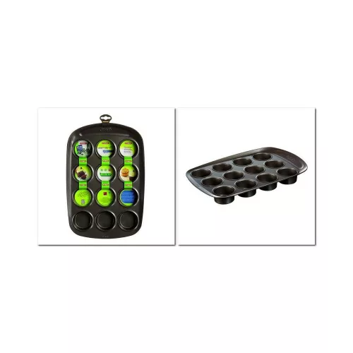 Pyrex ASIMETRIA bevonatos muffin sütőforma 12 lyukú