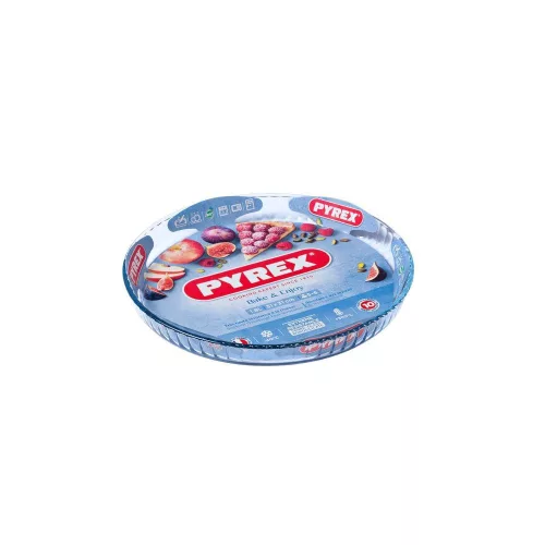 Pyrex üveg kerek sütőforma 31x3,5 cm (1,8l)