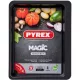 PYREX MAGIC Tepsi 35x26 cm fekete
