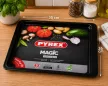 PYREX MAGIC Tepsi 35x26 cm fekete