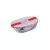 Pyrex COOK&HEAT téglatest sütőtál+műa.tető 17x10x5 cm 0,4l