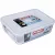 PYREX COOK&FREEZE Szögletes sütőtál műanyag tetővel 2,6 L 25x19x8 cm