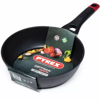   PYREX OPTIMA PLUSZ Bevonatos mély serpenyő 24 cm INDUKCIÓS