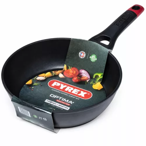 PYREX OPTIMA PLUSZ Bevonatos mély serpenyő 24 cm INDUKCIÓS