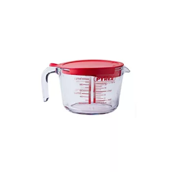 Pyrex mércés kancsó 1 L + tető
