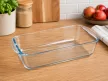 PYREX Üveg püspökkenyér forma 1,7 L 31x12x8 cm