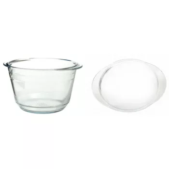 PYREX leveses tál fedővel 26,5x23x15,2 cm (4 liter)
