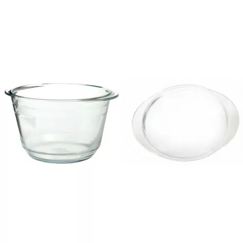 PYREX leveses tál fedővel 26,5x23x15,2 cm (4 liter)
