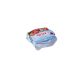 Pyrex kerek sütőtál+fedő 1,3 L (1l+0,3l ) /csom/