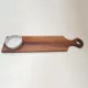 PARAWOOD Fa kínáló+porc. tálka 55x13x1,5 cm
