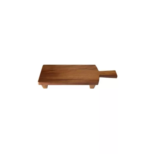 PARAWOOD Fa kínáló talpas szögl. 19x51x8cm nyeles