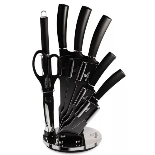 Berlinger Haus Black Silver bevonatos KÉSKÉSZLET 8 részes, BH-2565N