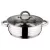 Blaumann GOURMET LINE rozsdamentes lábos üvegfedővel 3,75 L (BL-1003)