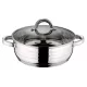 Blaumann GOURMET LINE rozsdamentes lábos üvegfedővel 3,75 L (BL-1003)