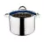 Blaumann GOURMET LINE rozsdamentes fazék üvegfedővel 7,7 L (BL-1010)