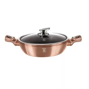   Berlinger Haus ROSE GOLD bevonatos SERPENYŐ 28 cm (szeletsütő) - INDUKCIÓS / BH-1519N /