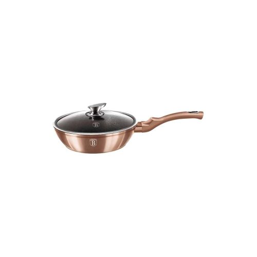 Berlinger Haus ROSE GOLD bevonatos MÉLY SERPENYŐ Fedővel 24 cm (szeletsütő) - INDUKCIÓS / BH-1517N / ​