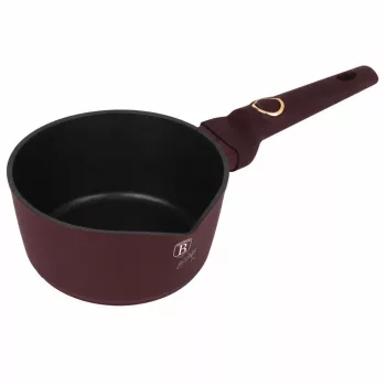  BERLINGER HAUS LEONARDO Bevonatos nyeles lábas 16 cm 1,2 L burgundi