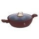 Berlinger Haus LEONARDO bevonatos SERPENYŐ + üveg fedő 28 cm (szeletsütő) - INDUKCIÓS / BH-8038 /
