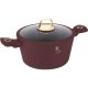 Berlinger Haus LEONARDO bevonatos LÁBOS üvegfedővel 28cm 6,1l / BH-8042 /