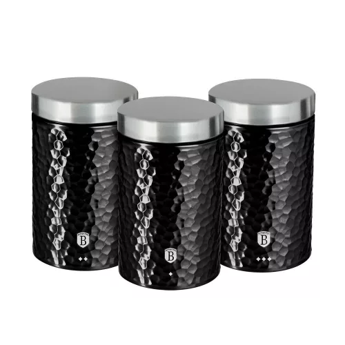 Berlinger Haus PRIMAL GLOSS bevonatos 3 db tároló 17,5x11cm / BH-6712 /