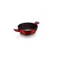 Berlinger Haus BURGUNDY bevonatos SERPENYŐ üvegfedővel 28cm 3,8l / BH-1263N-MA /