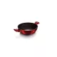 Berlinger Haus BURGUNDY bevonatos SERPENYŐ üvegfedővel 28cm 3,8l / BH-1263N-MA /