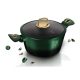 Berlinger Haus EMERALD bevonatos LÁBOS üvegfedővel 20 cm 2,2 l (indukciós) / BH-6057 /