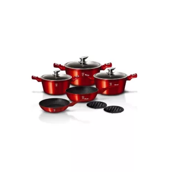   Berlinger Haus BURGUNDY edénykészlet 10 db-os (indukciós) / BH-1222N /