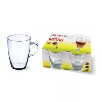 Simax hőálló bögre 40cl 4db