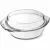 SIMAX STAR LINEA Hőálló sütőtál kerek tál tetővel 3,7 L 9x29x28,5 cm áttetsző