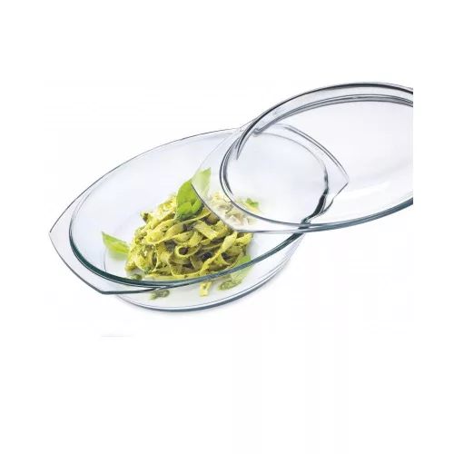 Simax STAR LINEA hőálló sütőtál ovális tál 2,4+1,2 liter