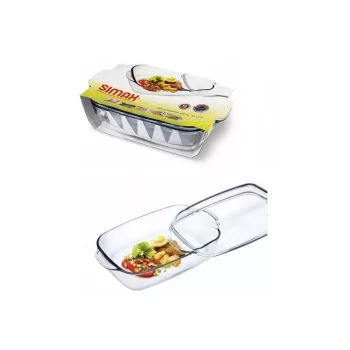   Simax STAR LINEA hőálló sütőtál szögl.tál 3,2+2,3 liter