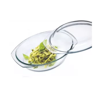   Simax STAR LINEA hőálló sütőtál ovális tál 3,0+1,4 liter