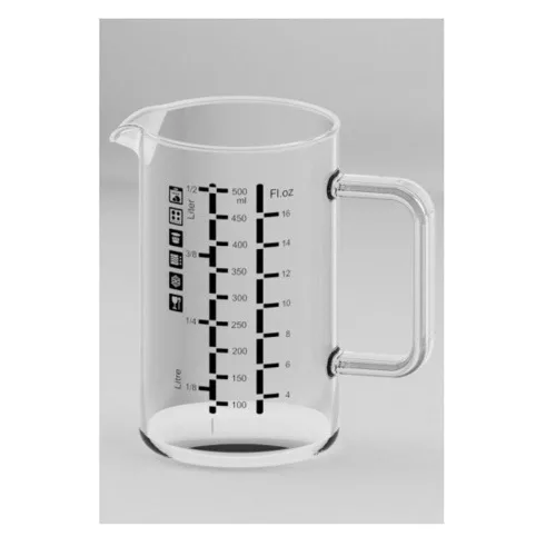 Simax hőálló mércés kancsó 0,5 liter (mértékjeles)