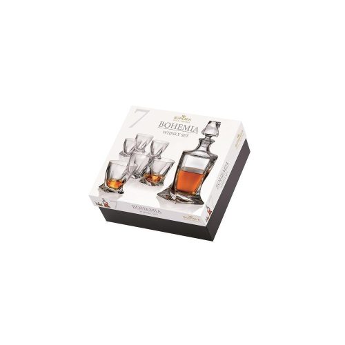 Bohemia Quadro Whiskey Set 340ml (7db)