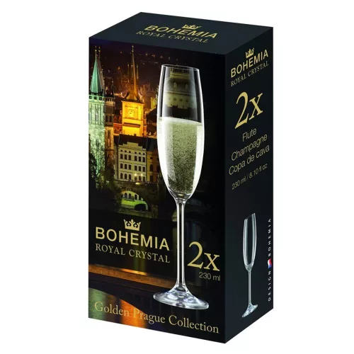 Bohemia Royal CrystalPezsgős Pohár 230ml (2 db)