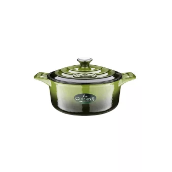 La Cuisine GREEN öntöttvas lábos 26x12cm 4,75l + fedő