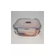 ARC PURE BOX ACTIVE négyzetes üveg doboz 15x15x6,6 cm 122 cl