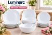 Luminarc ARC Diwali White 19 részes étkészlet 6 személyre fehér edzett opálüveg