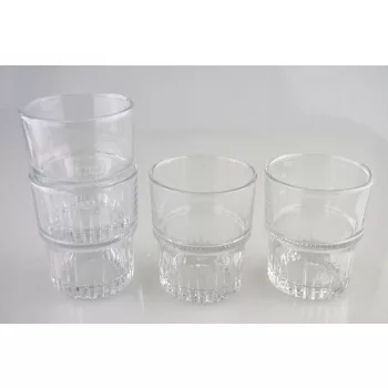 ÜDÍTŐSPOHÁR STÓCOLHATÓ TEMPERÁLT EMPILABLE 200ML P4