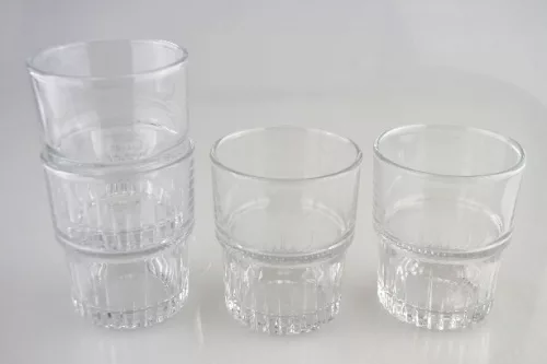 ÜDÍTŐSPOHÁR STÓCOLHATÓ TEMPERÁLT EMPILABLE 200ML P4
