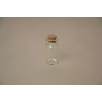 ÜVEGCSE PARAFA DUGÓVAL 2,2*4CM P20
